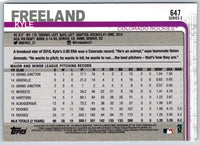 2019 Topps Kyle Freeland #647