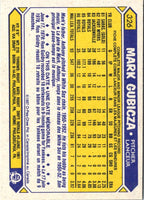 1987 O-Pee-Chee Mark Gubicza #326