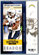 2013 Panini Contenders Ryan Mathews