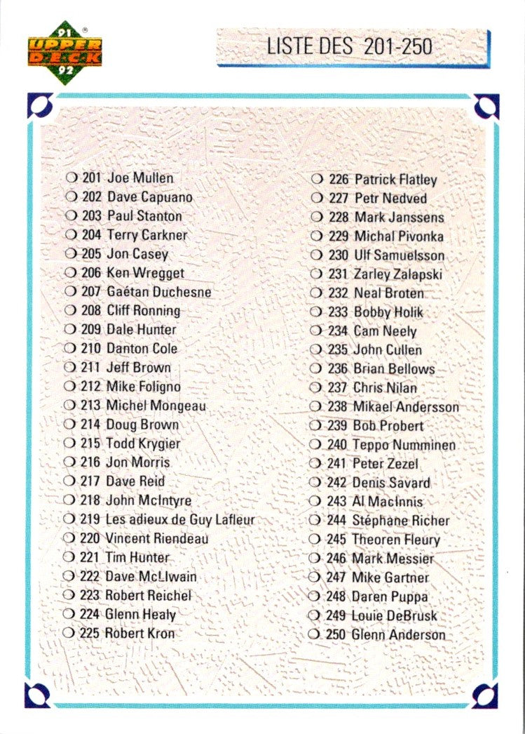 1991 Upper Deck Ken Hodge