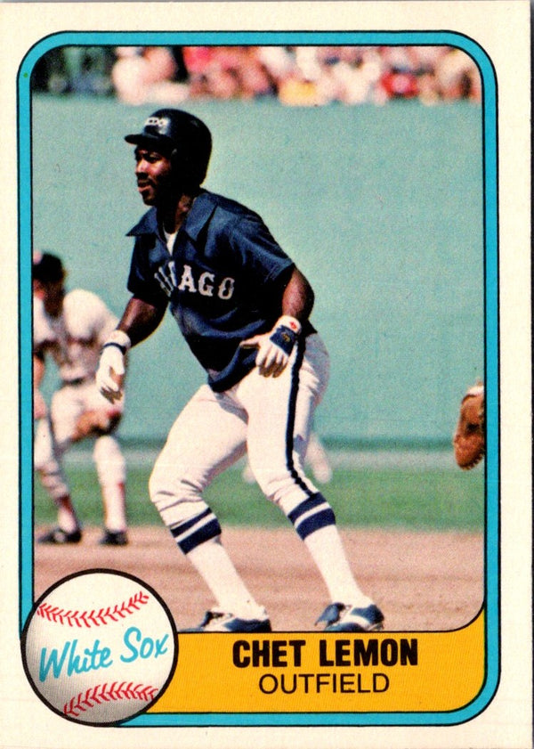 1981 Fleer Chet Lemon #354