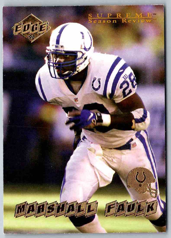 1998 Edge Marshall Faulk #71