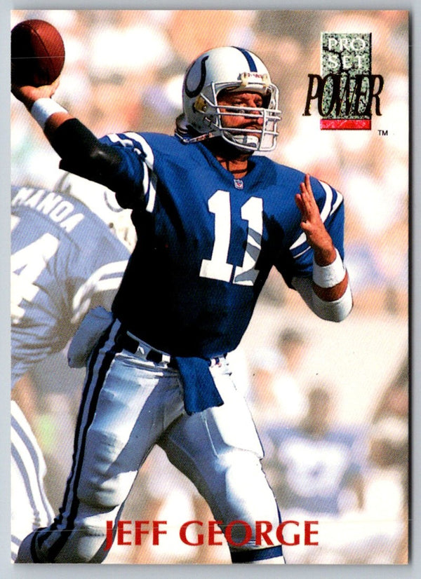 1992 Pro Set Power Jeff George #111