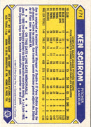 1987 O-Pee-Chee Ken Schrom