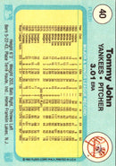 1982 Fleer Tommy John