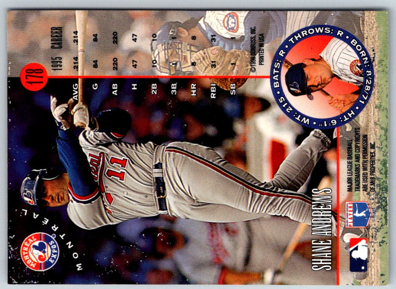 1996 Leaf Shane Andrews