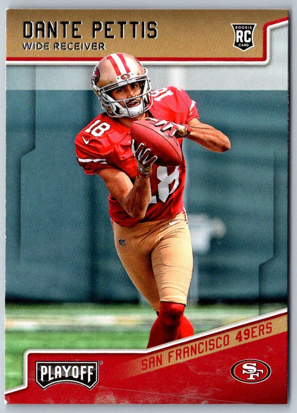 2018 Panini Playoff Dante Pettis #218 Rookie