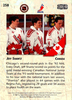1993 Upper Deck Jeff Shantz #258 Rookie