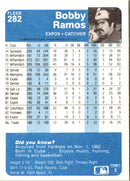 1984 Fleer Bobby Ramos