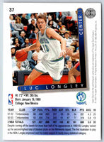 1993 Upper Deck Luc Longley #37