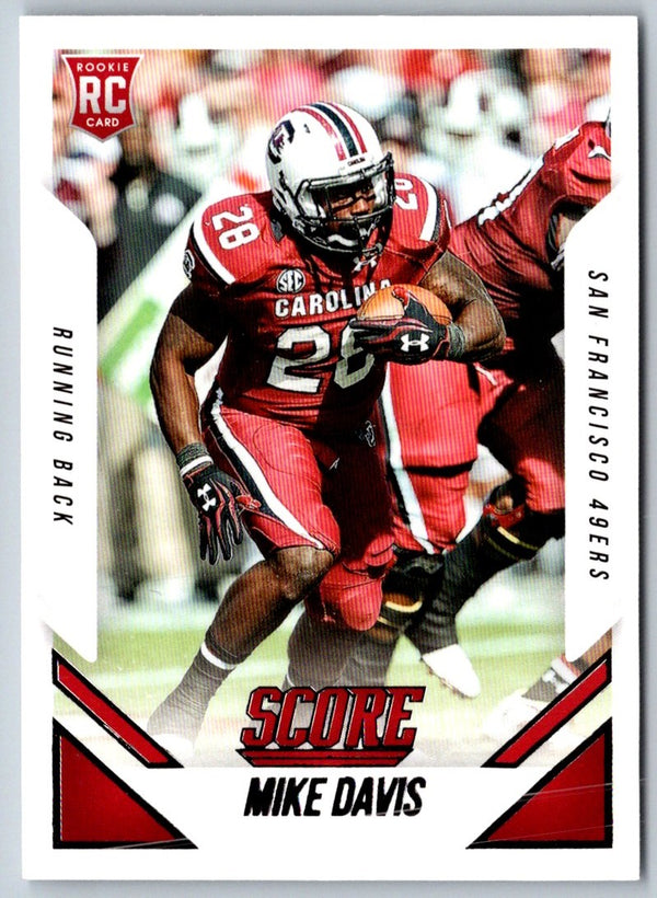 2015 Score Mike Davis #394 Rookie