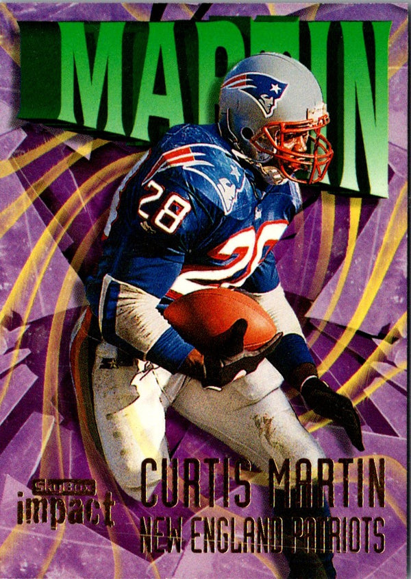 1997 SkyBox Impact Curtis Martin #28