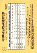 1985 Donruss Mike Davis