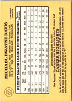 1985 Donruss Mike Davis #223