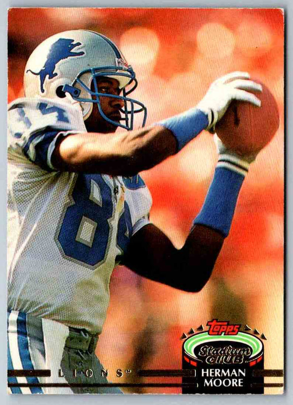 1992 Topps Stadium Club Football Herman Moore #235