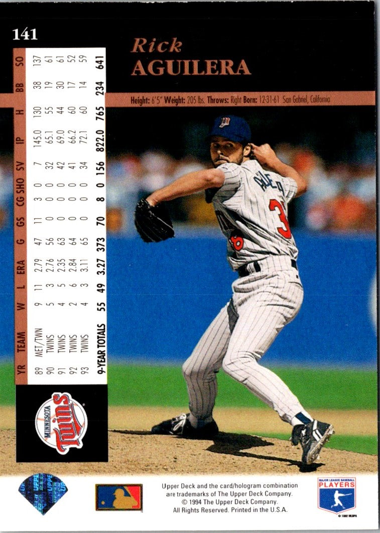 1994 Upper Deck Fun Pack Scratch Off Minnesota Twins