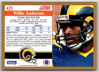 1991 Score Willie Anderson #425