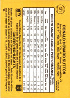 1987 Donruss Don Sutton #181