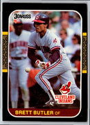1987 Donruss Brett Butler
