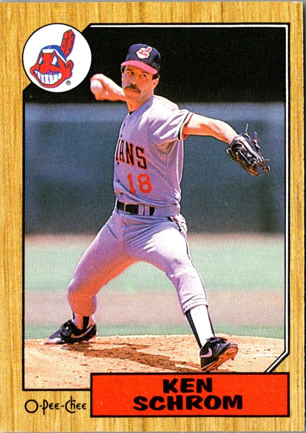 1987 O-Pee-Chee Ken Schrom #171