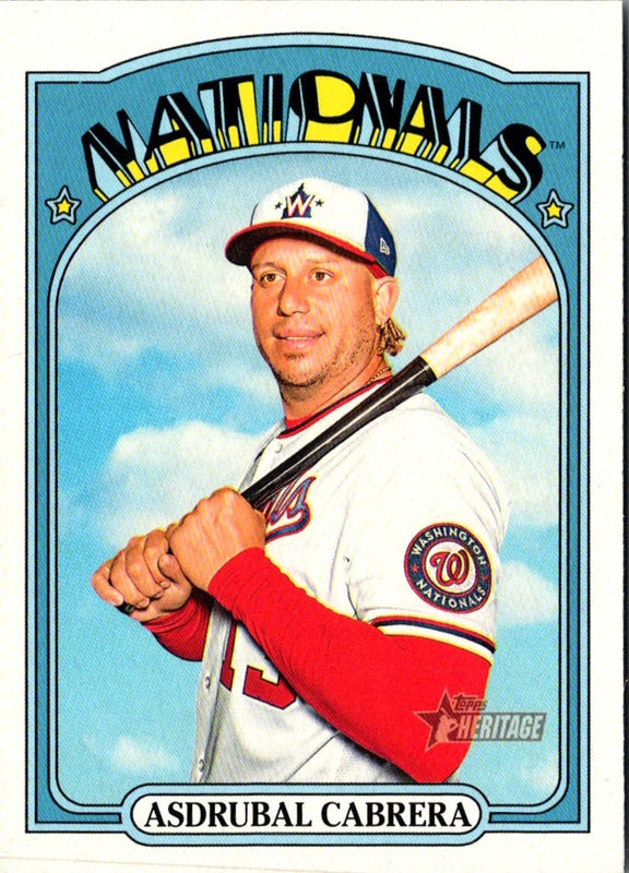 2021 Topps Heritage Asdrubal Cabrera #66