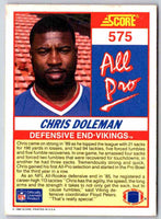 1990 Score Chris Doleman #575
