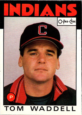 1986 O-Pee-Chee Tom Waddell #86