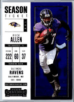 2017 Panini Contenders Buck Allen #38
