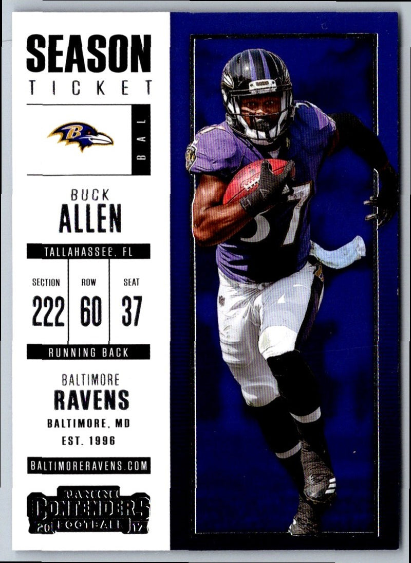 2017 Panini Contenders Buck Allen