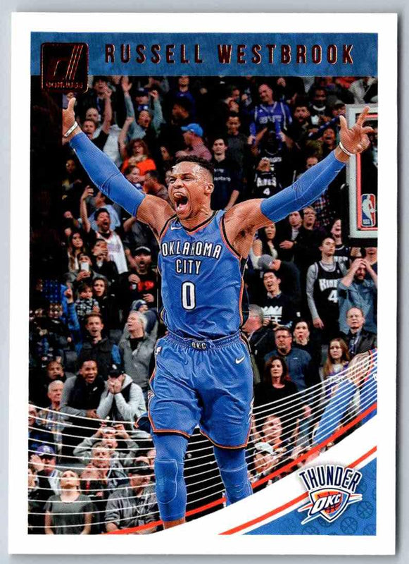 2018 Donruss Russell Westbrook #107