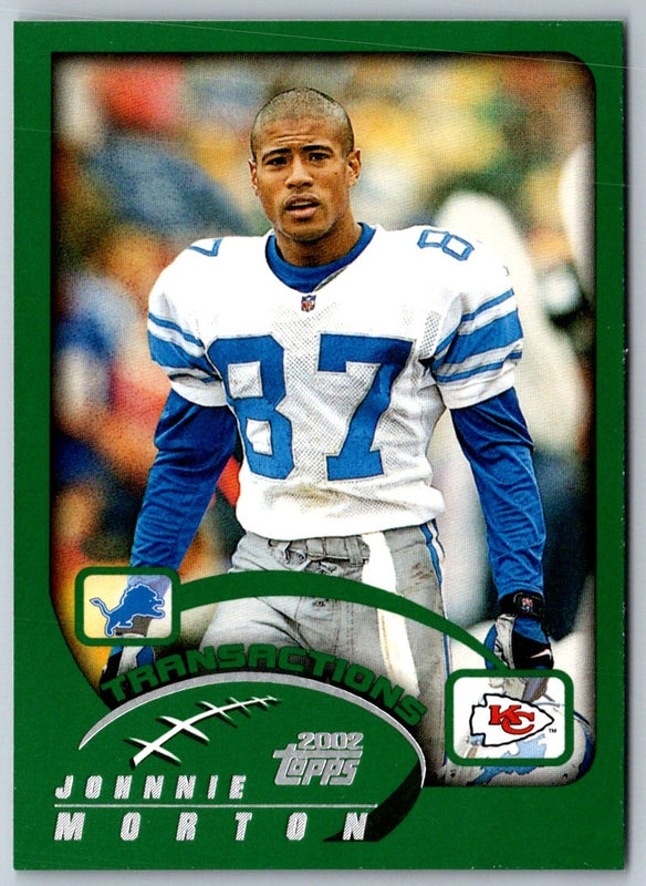 2002 Topps Johnnie Morton #62