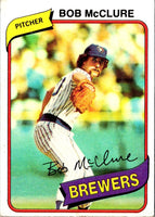 1980 Topps Bob McClure #357