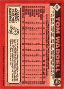1986 O-Pee-Chee Tom Waddell