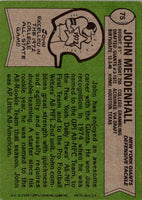 1978 Topps John Mendenhall #75