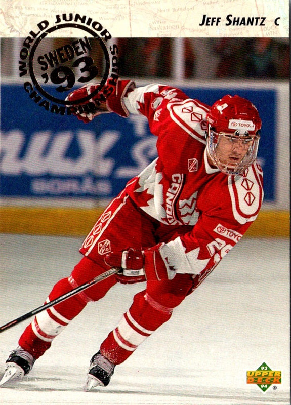 1993 Upper Deck Jeff Shantz #258 Rookie