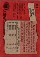 1987 Topps Chip Banks #91