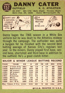 1967 Topps Danny Cater