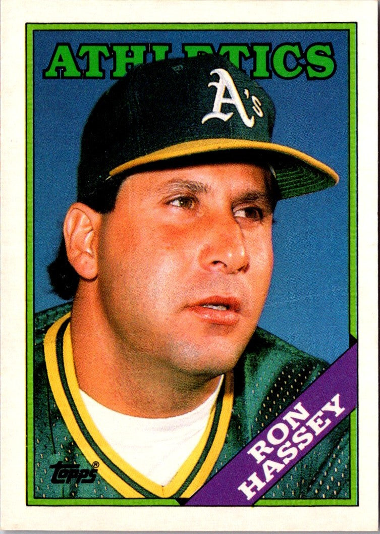 1988 Topps Traded Ron Hassey