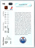 1990 Upper Deck Peter Eriksson #145 Rookie