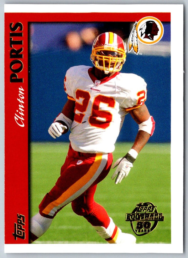 2005 Topps Chrome Throwbacks Clinton Portis #TB42