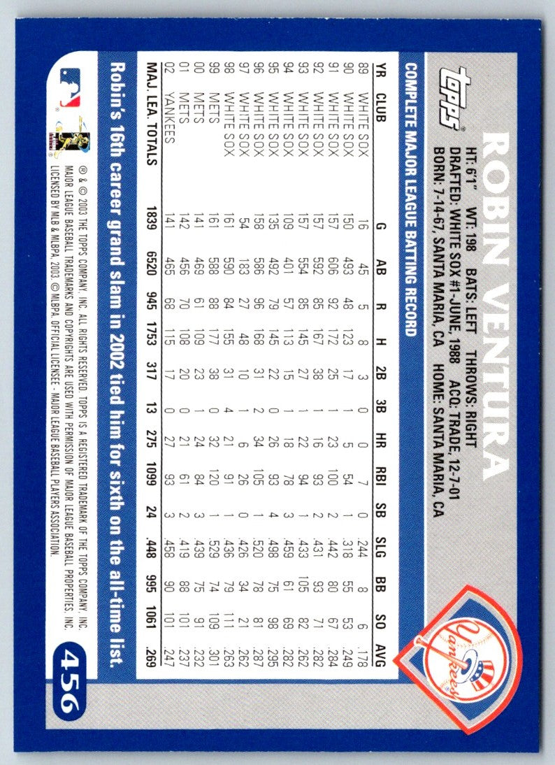 2003 Topps Robin Ventura