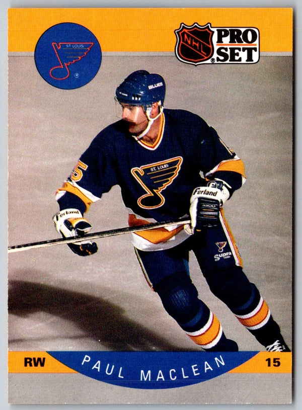 1990 Pro Set Paul MacLean #266