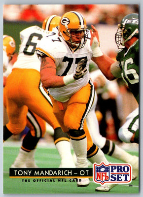 1992 Pro Set Tony Mandarich #173