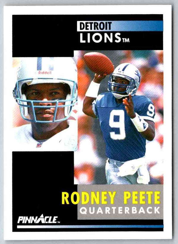 1991 Pinnacle Rodney Peete #112