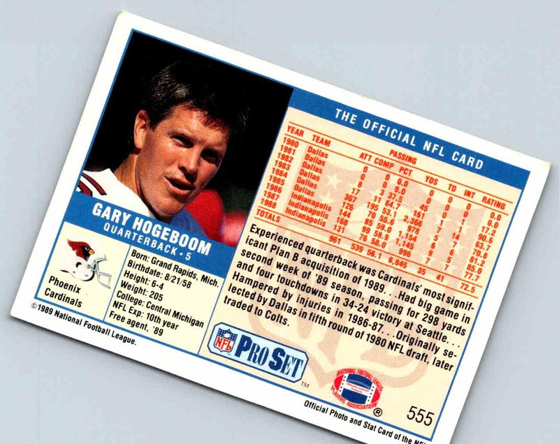 1989 NFL Proset Gary Hogeboom