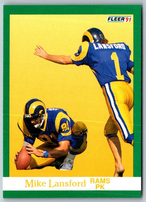 1991 Fleer Mike Lansford #271