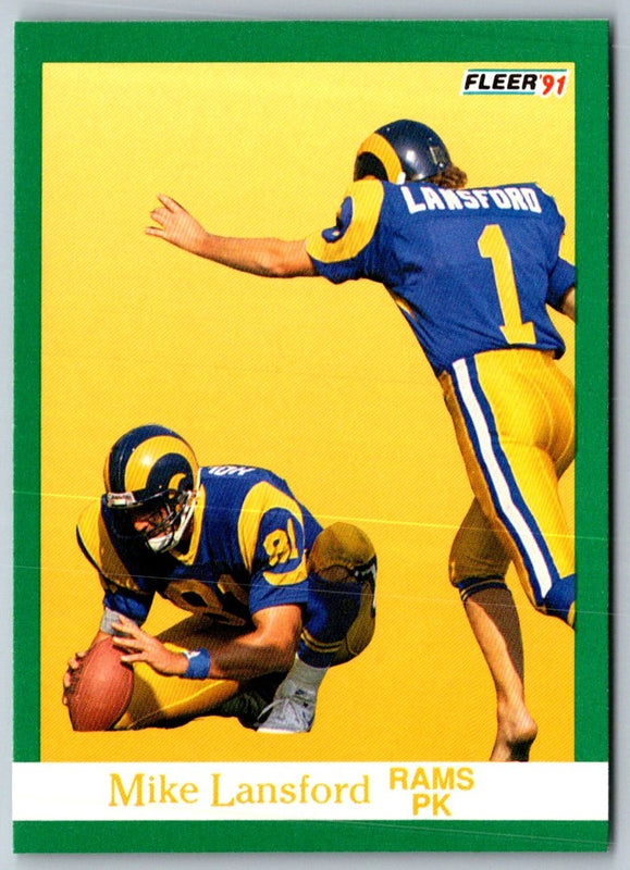 1991 Fleer Mike Lansford #271