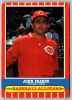 1987 Fleer Baseball All-Stars John Franco #17