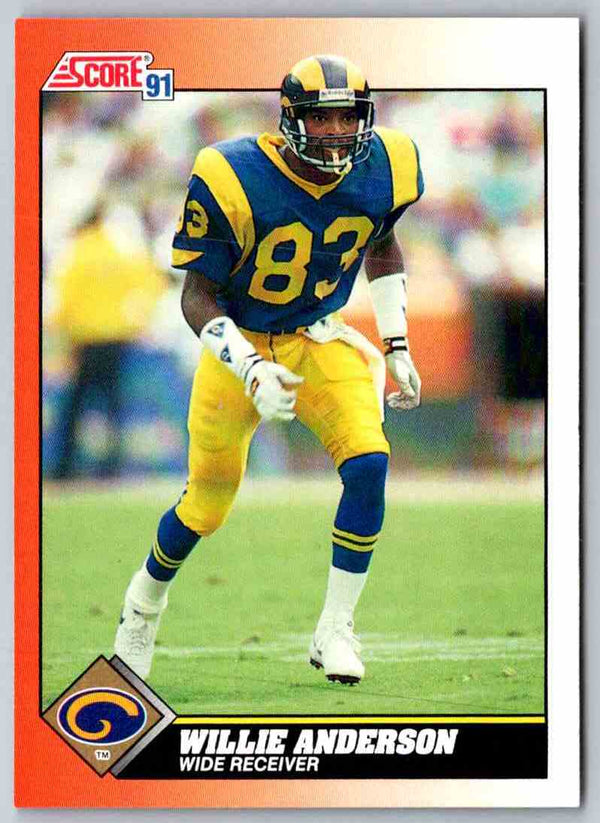 1991 Score Willie Anderson #425