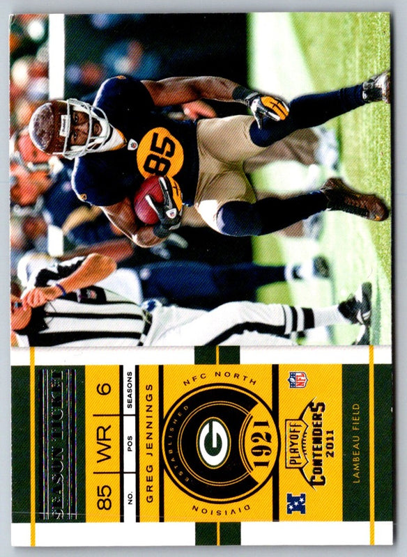 2012 Panini Gridiron Greg Jennings #72